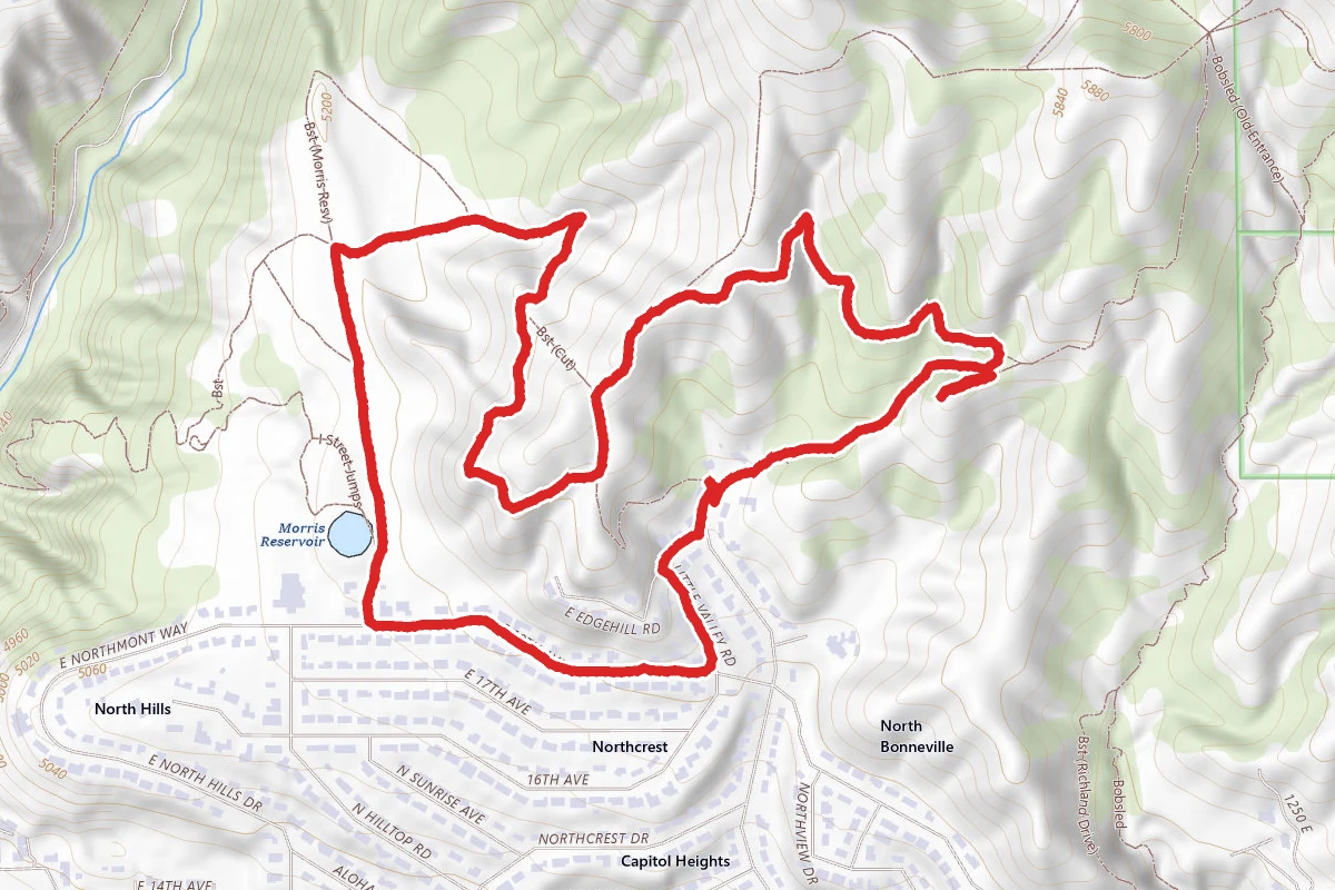 Morris Reservoir and Terrace Trail Loop