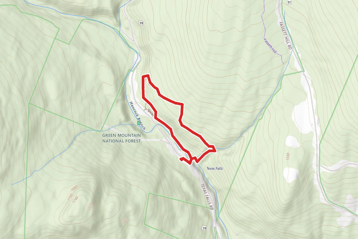 Texas Falls Recreation Area