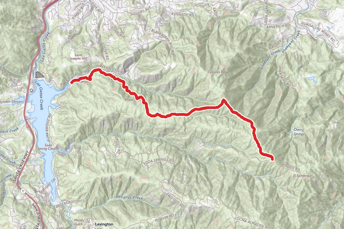 Limekiln, Priest Rock and Kennedy Trail