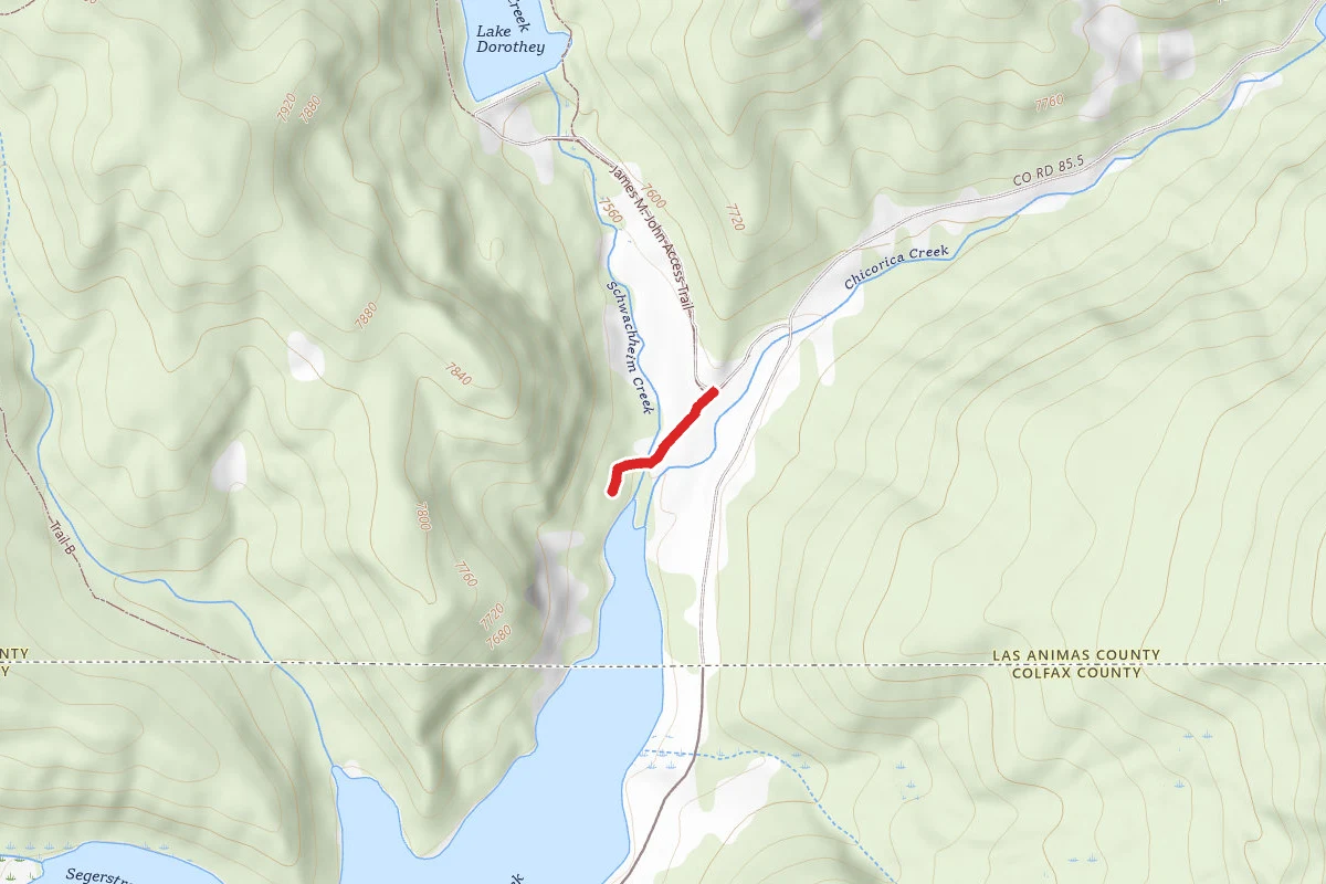 Lake Maloya Access Trail