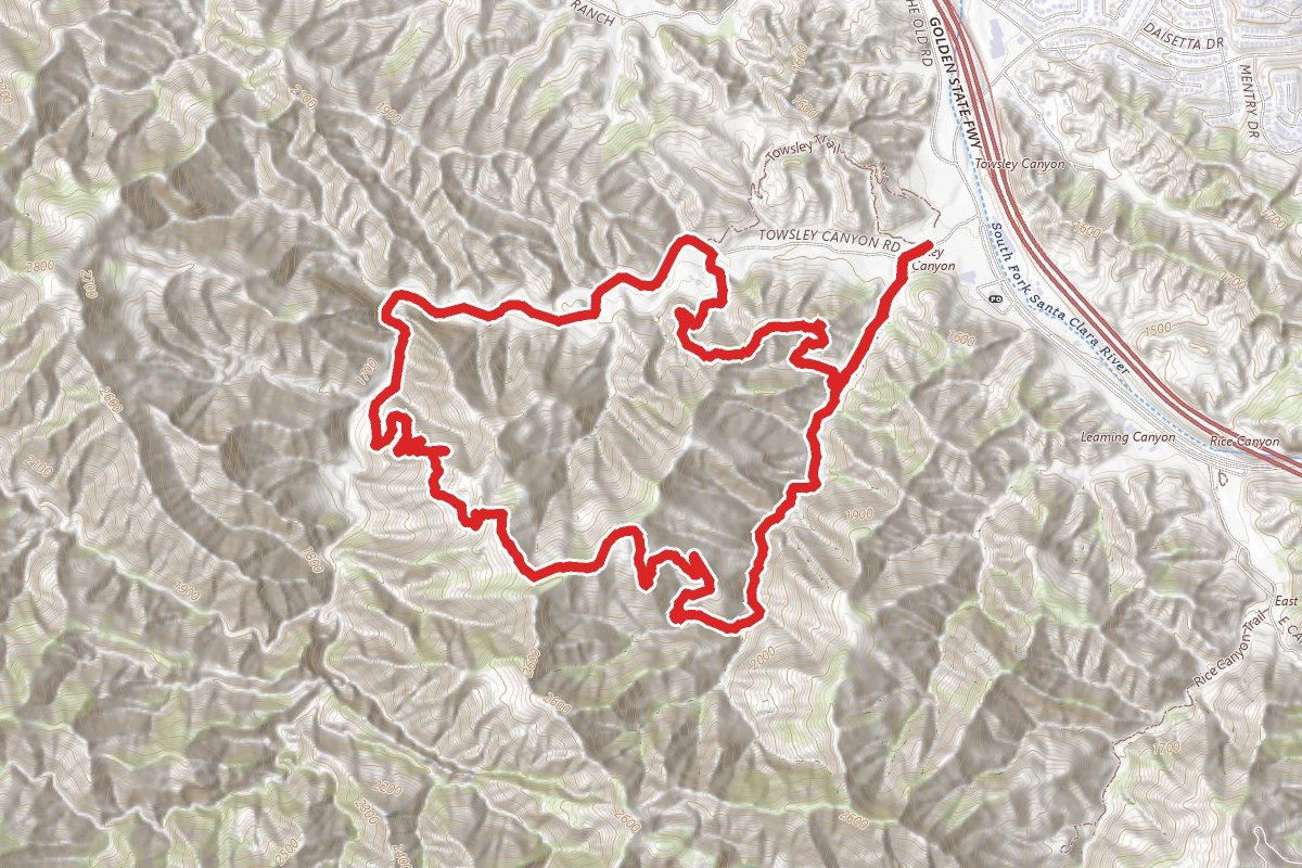 Towsley Canyon Loop Trail