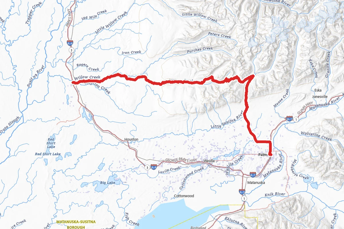 Hatcher Pass Scenic Drive