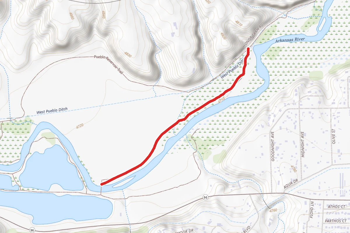 Valco Ponds Fishing and Arkansas River Access Trail