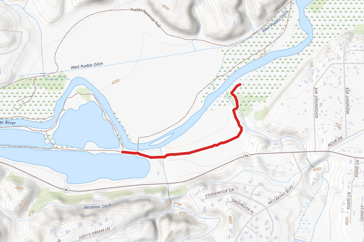 Valco Ponds Fishing and Arkansas River Access Trail
