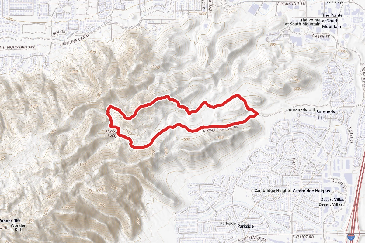 Pima West, Beverly Canyon, Ridgeline and National Trail