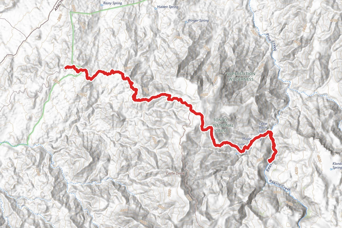 Reavis Falls Trail