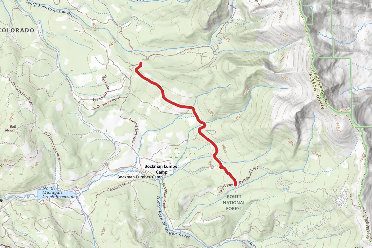 Yurt to Yurt Winter Access Trail