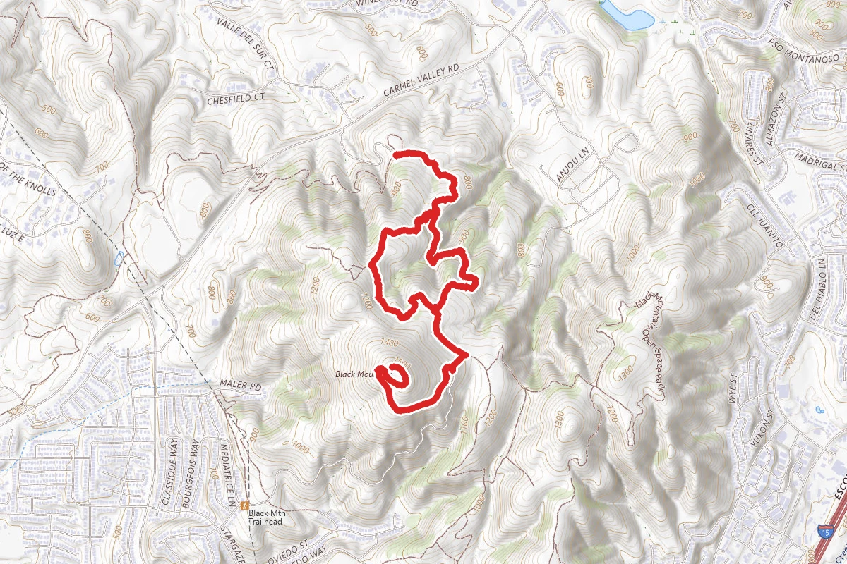 Black Mountain via Miner's Ridge Loop