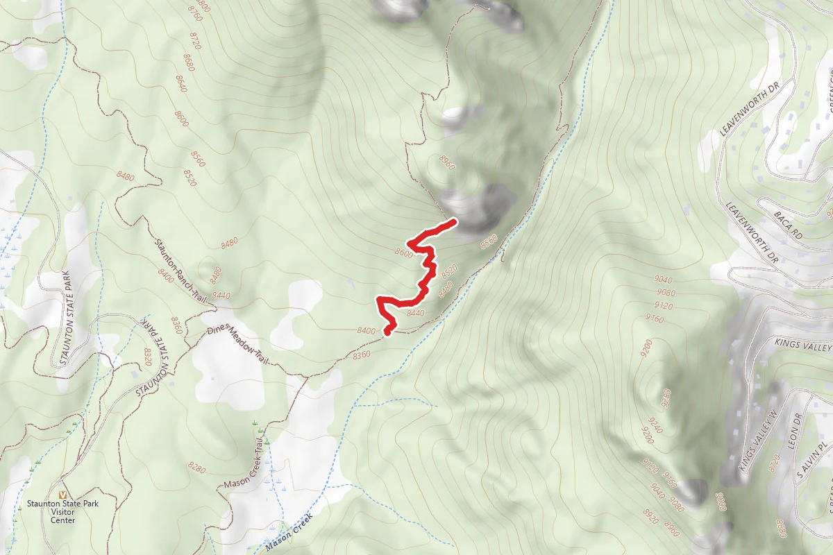 Dines Wall Climbing Access Trail