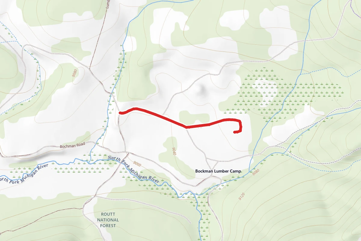 Bockman Campground Horse Spur Trail