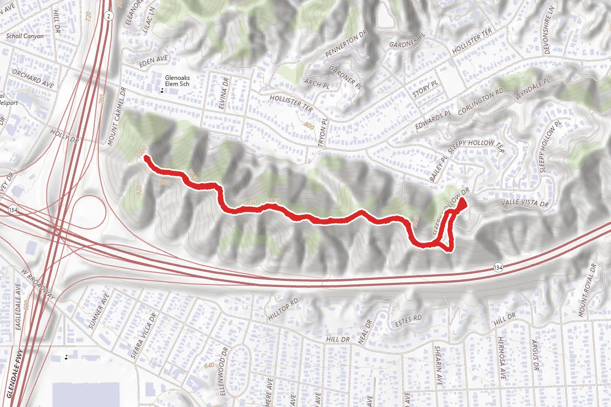 Scholl Canyon Fire Road