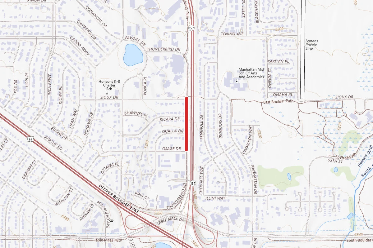 Thunderbird Dr Path