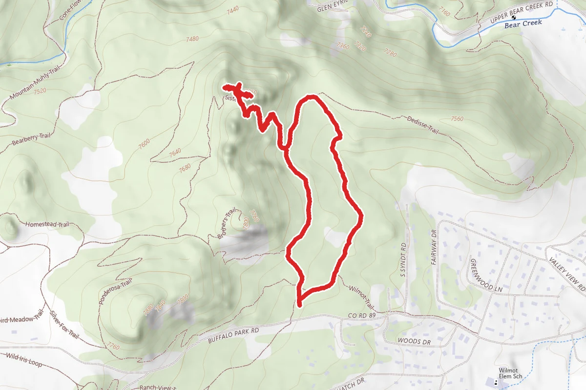 Three Sisters via Sisters and Hidden Fawn Trail Loop