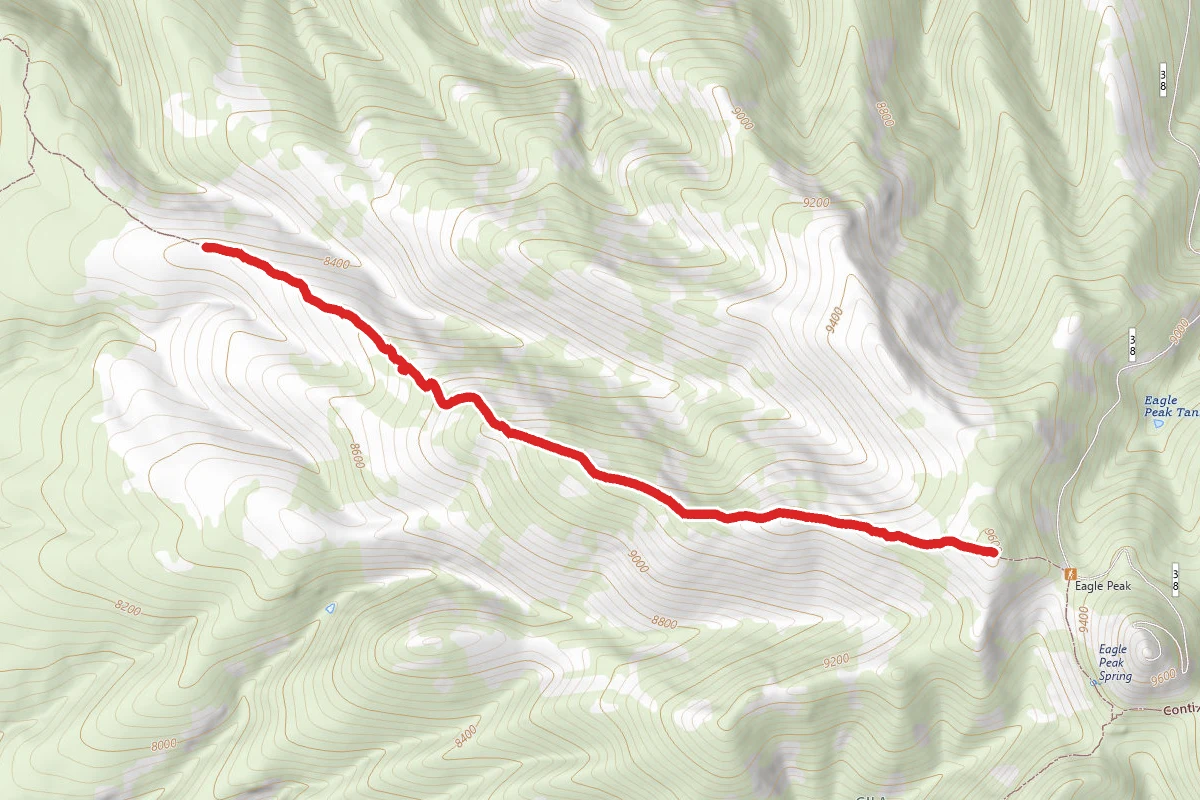 Wilson Canyon route map