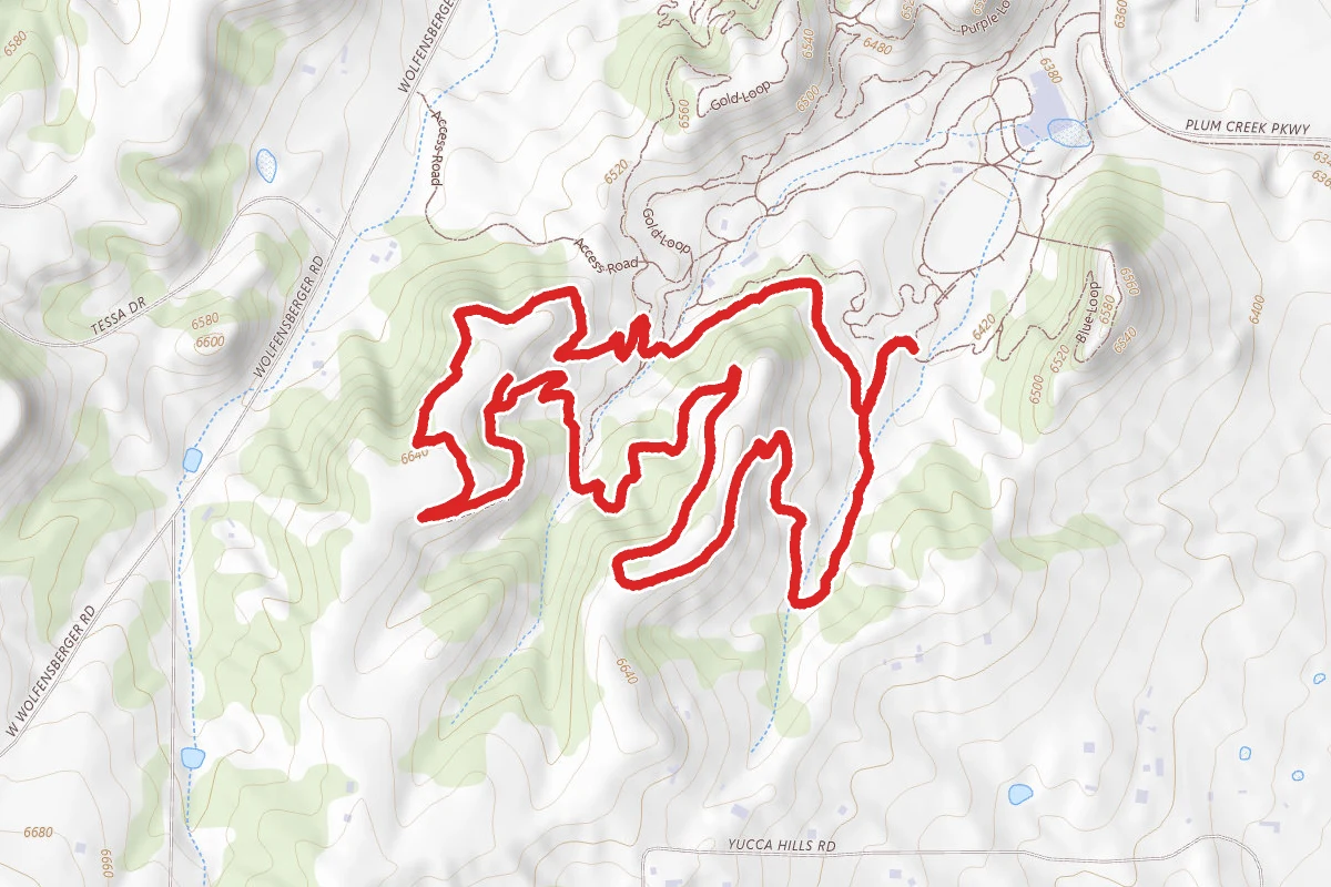 Red and Green Loop Trail
