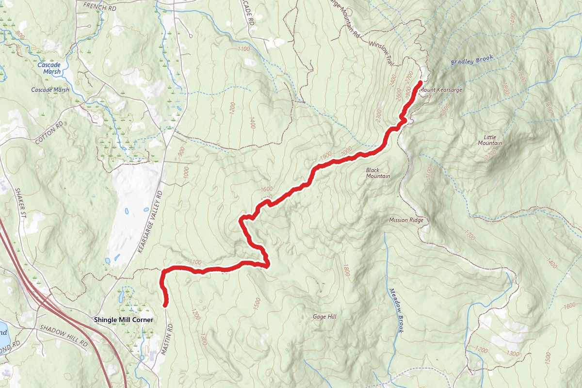 Mount Kearsarge via Lincoln Trail