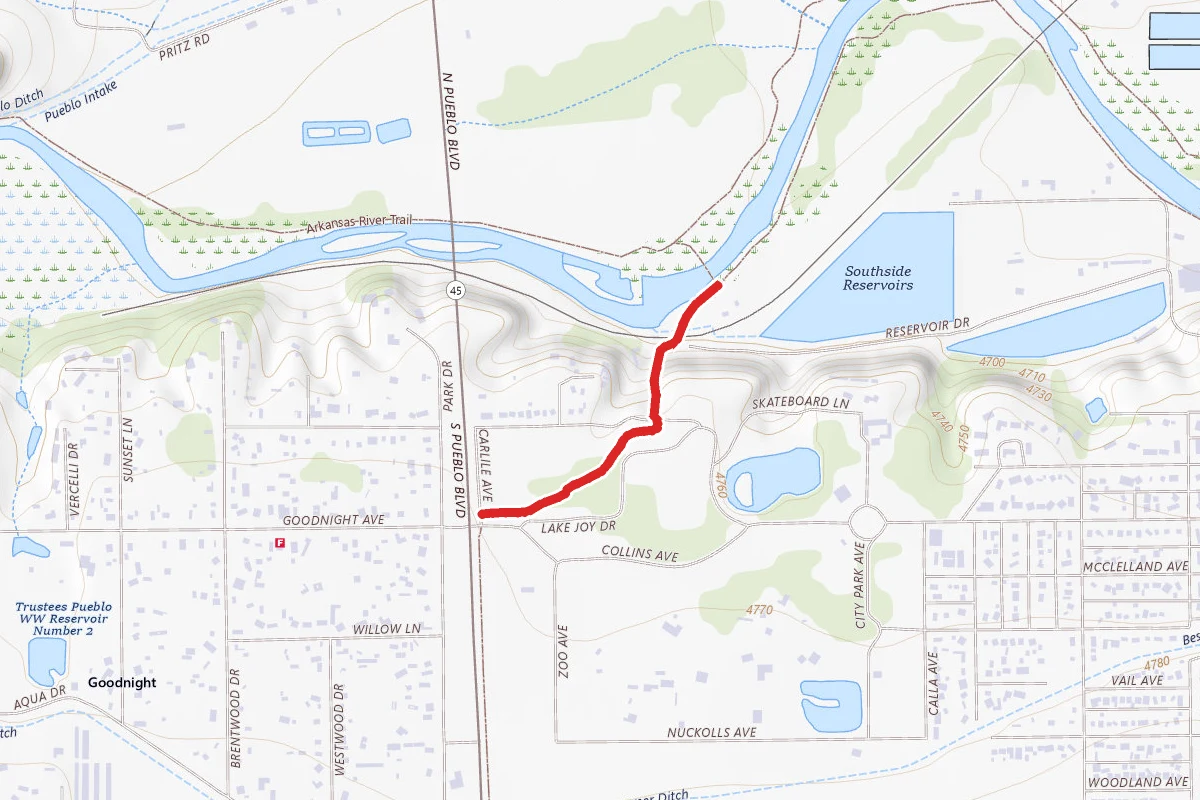 Pueblo Boulevard Connector Trail