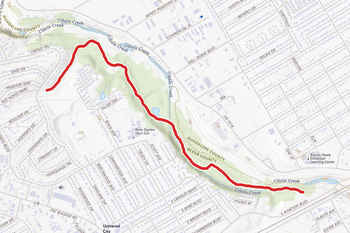 Cibolo Creek Main Trail