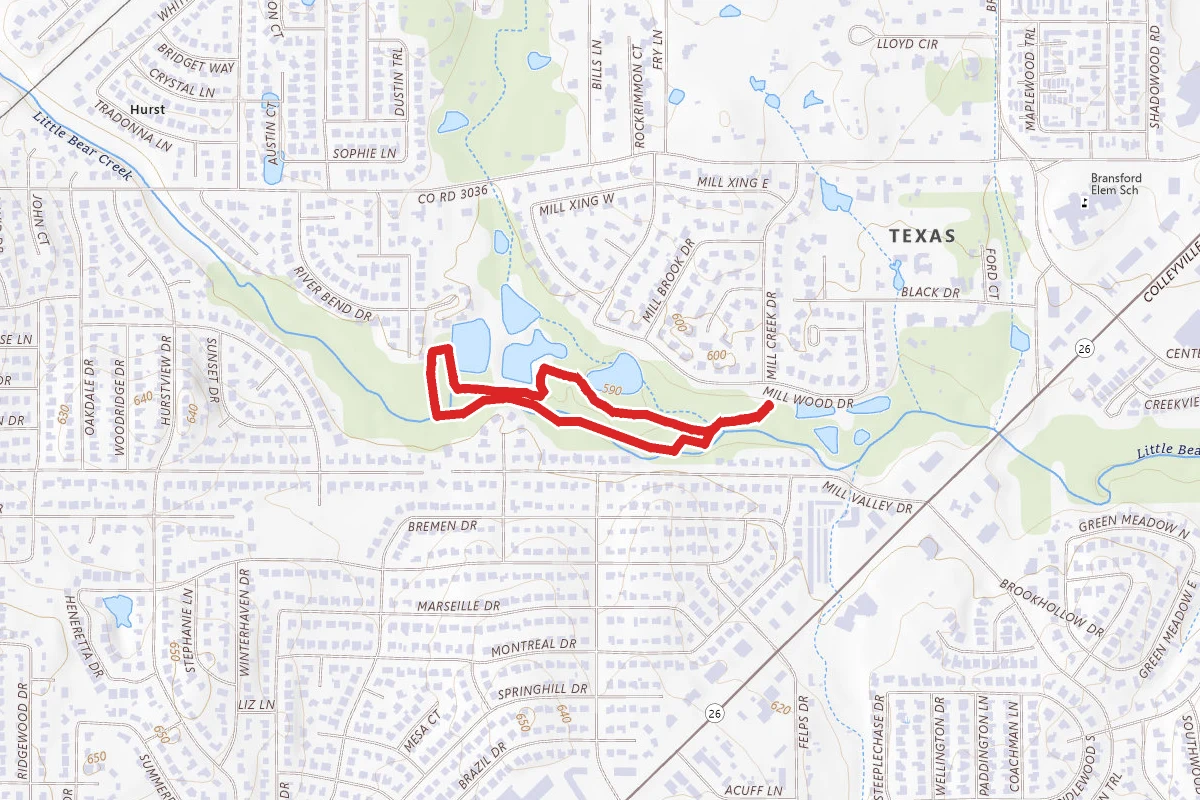 Colleyville Nature Center Trail