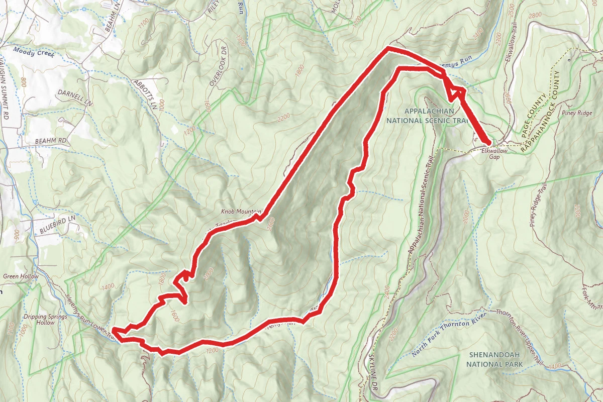 Jeremy's Run Trail