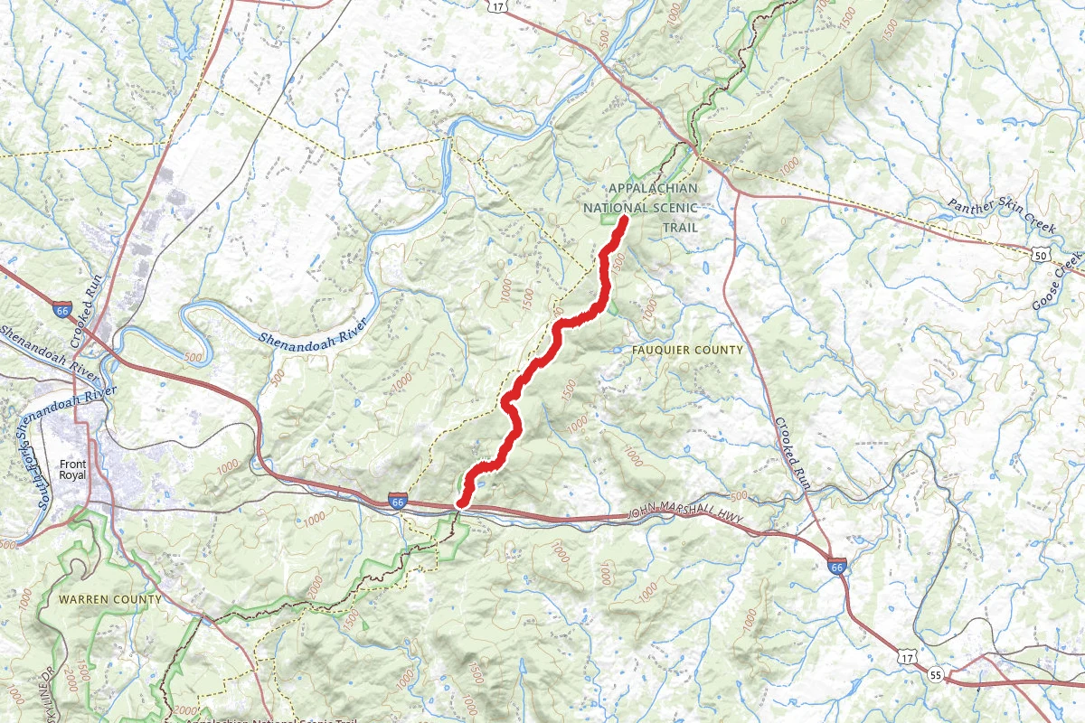 G. Richard Thompson Wildlife Area via Appalachian Trail