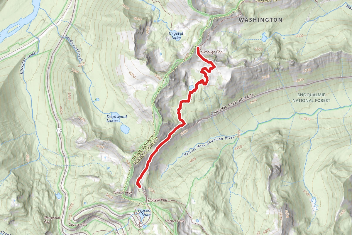 Sheep Lake and Sourdough Gap Trail
