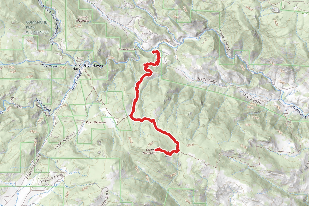 Crosier Mountain via Gravel Pit Trailhead