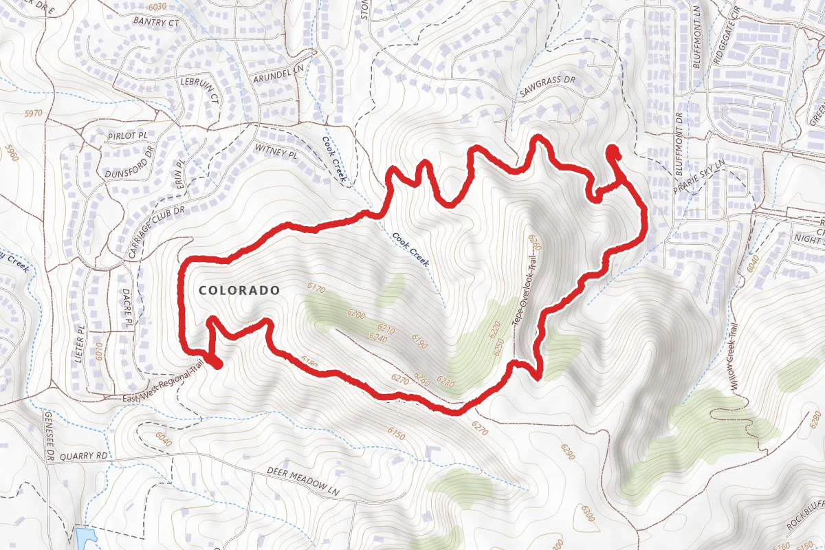 Bluffs Regional Park Trail