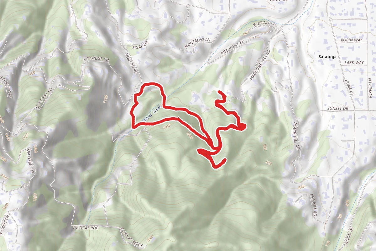 Lookout, Redwood, Orchard, Creek Trails