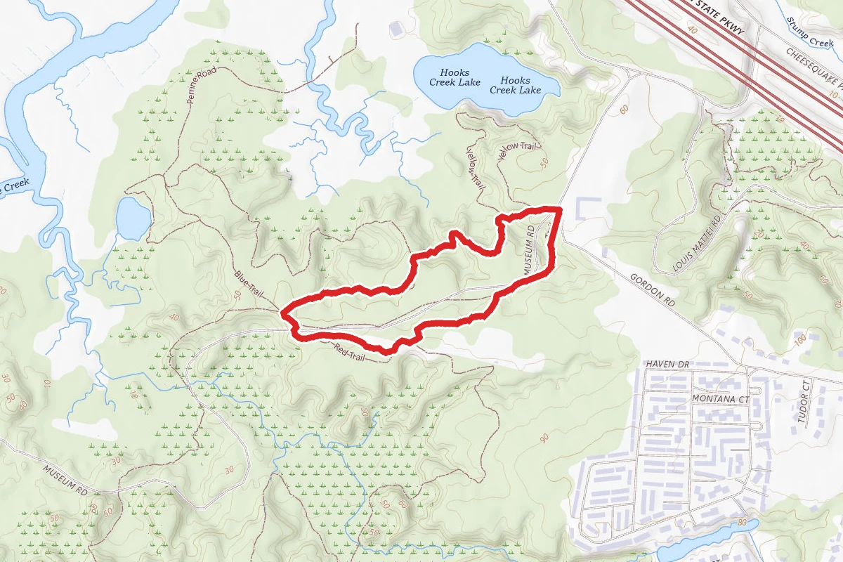 Cheesequake Red Trail Loop