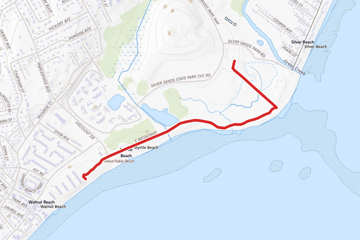 Silver Sands State Park Trail