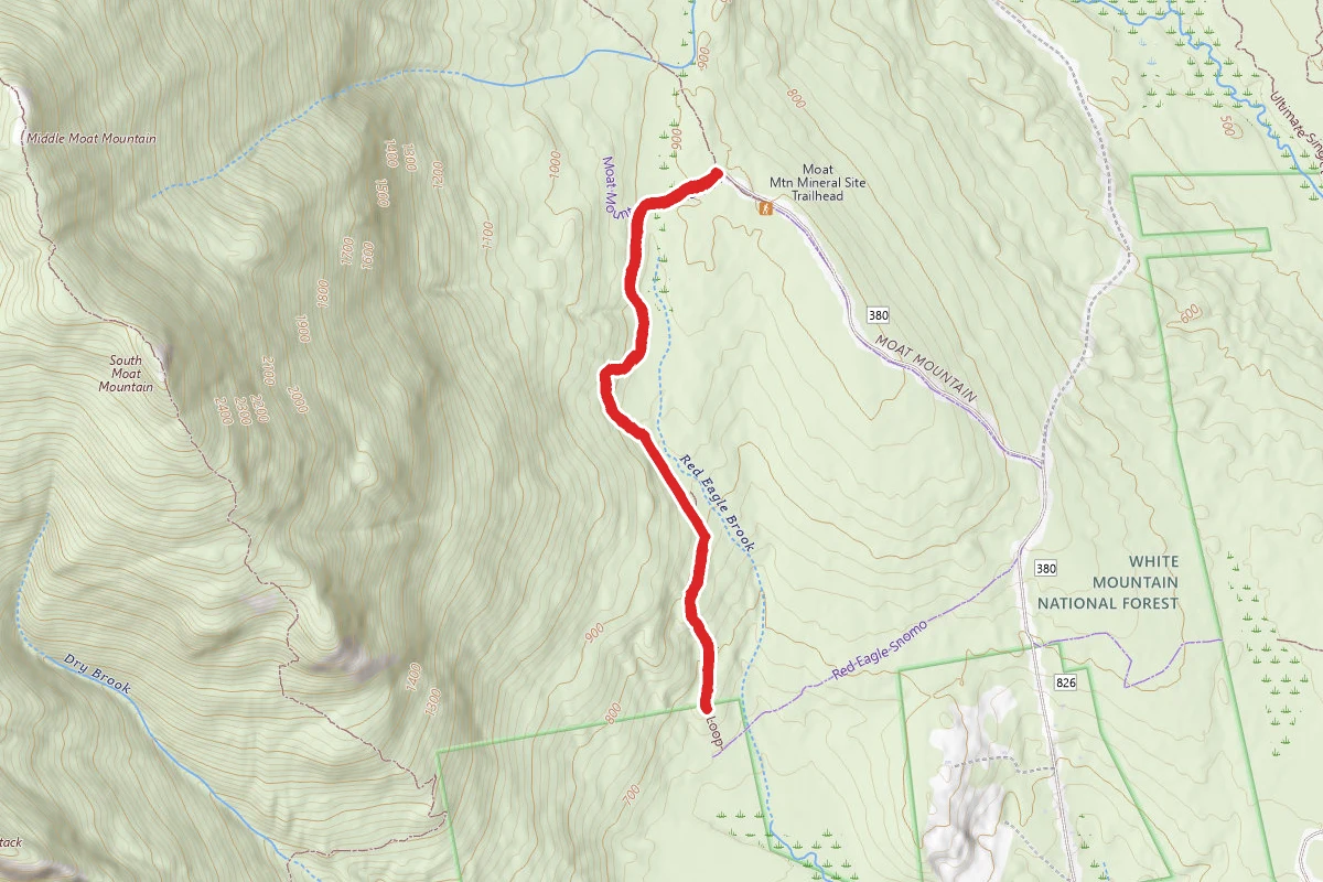Moat Mountain Mineral Site