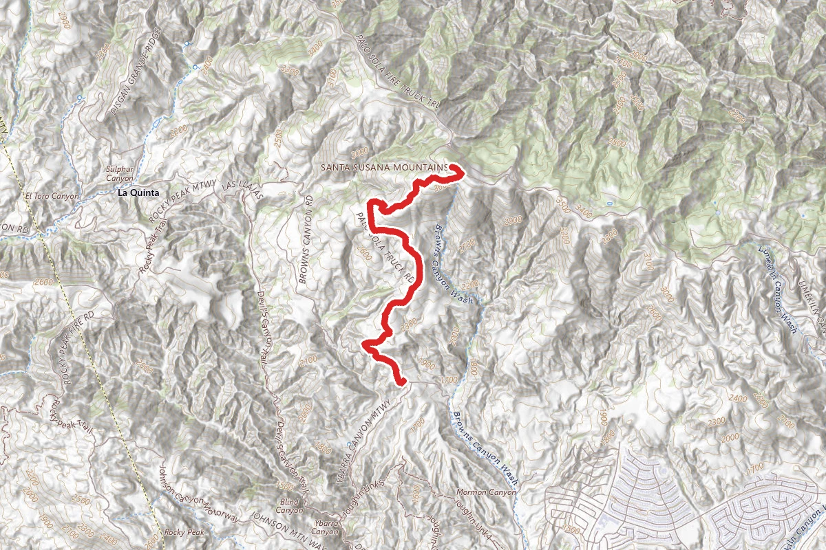 Browns Canyon to Oat Mountain
