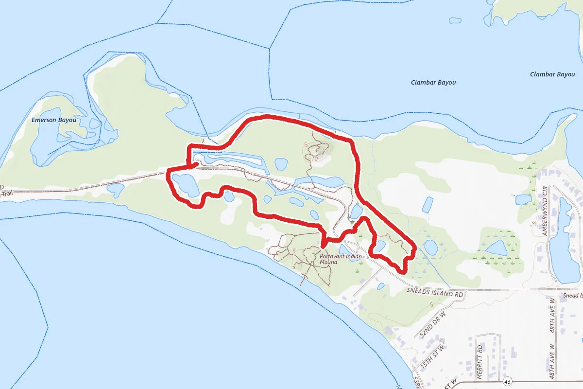 Terra Ceia Trail and South Restoration Trail Loop