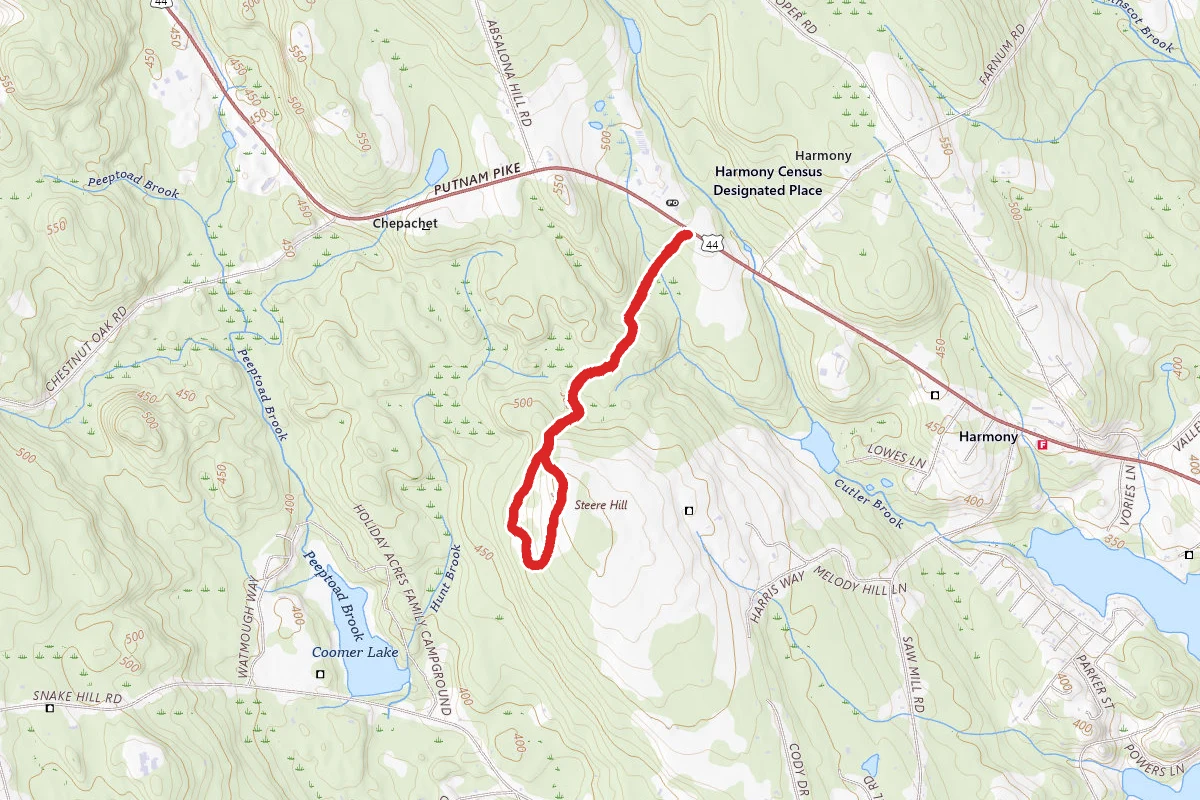 Steere Hill and Woodworth Trail
