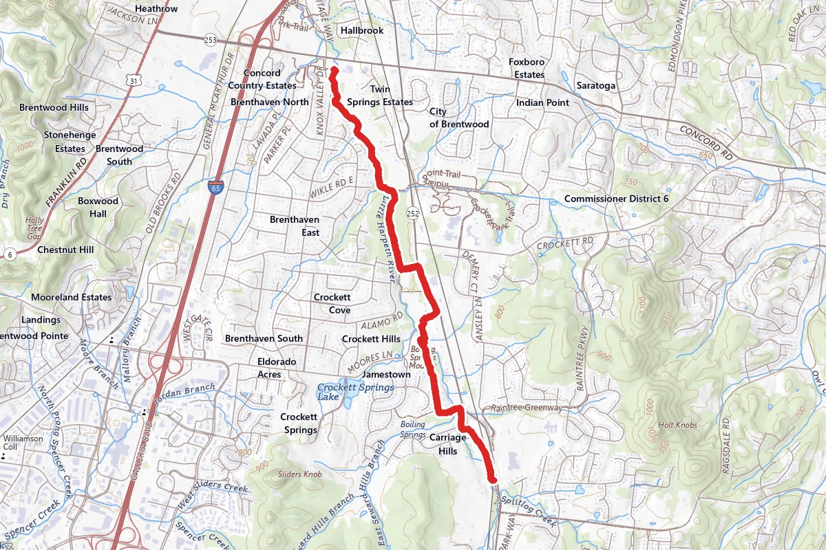 Brenthaven Bikeway Connector Trail