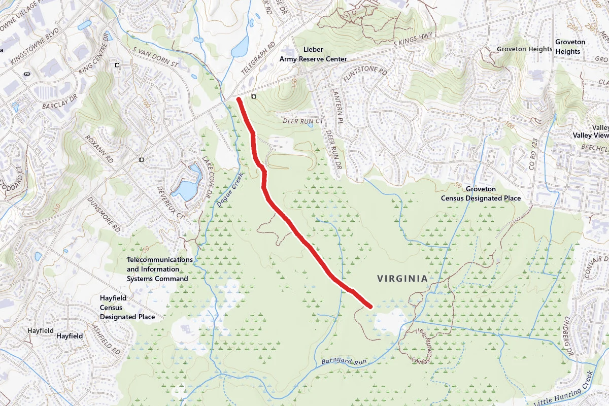 Huntley Meadows Hike and Bike Trail