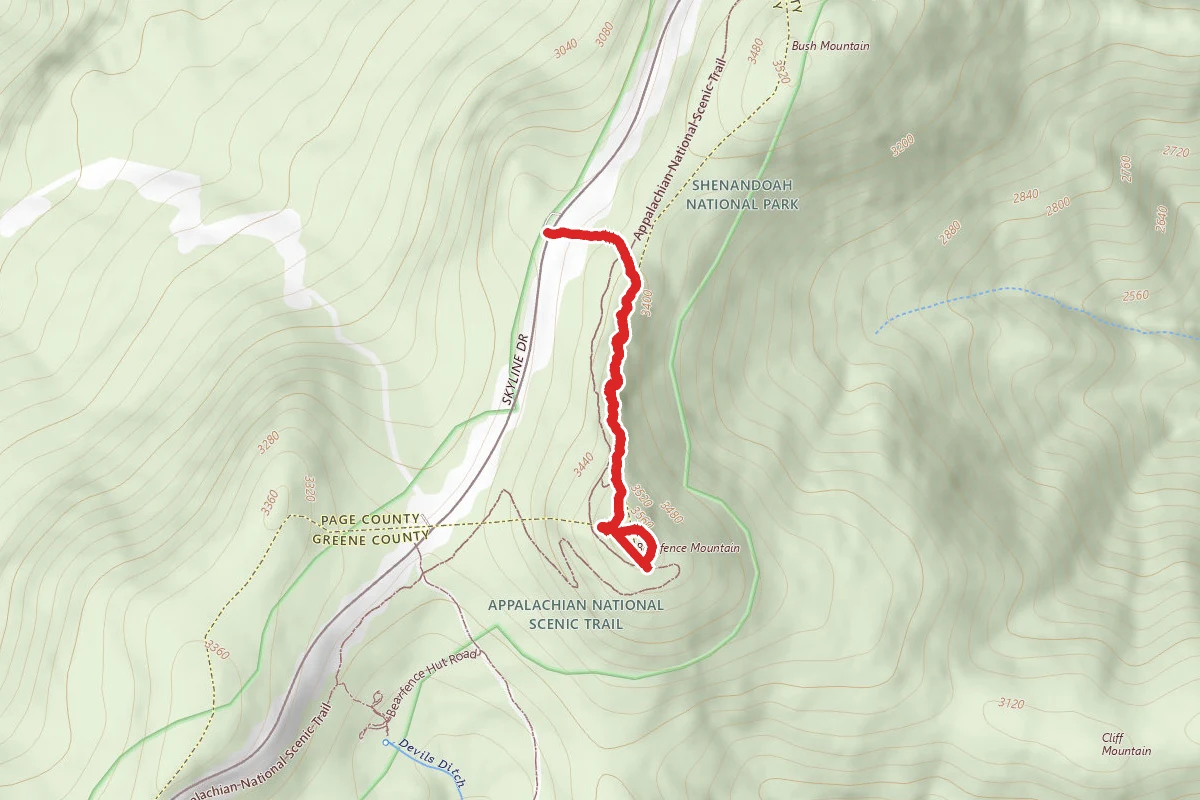 Bearfence Mountain Trail