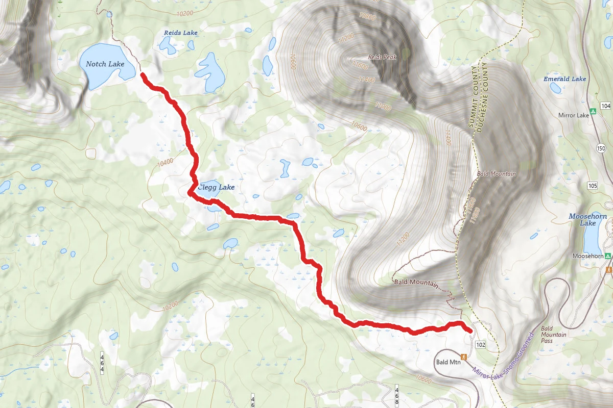 Clegg Lake and Notch Lake