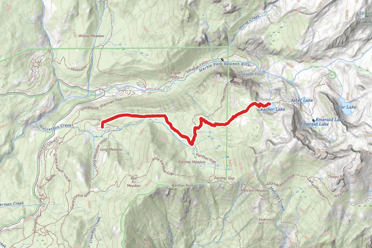 Heather Lake via Hump Trail (Winter Route)