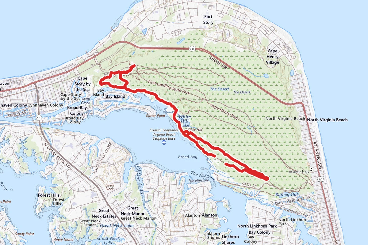 Long Creek and White Hill Loop