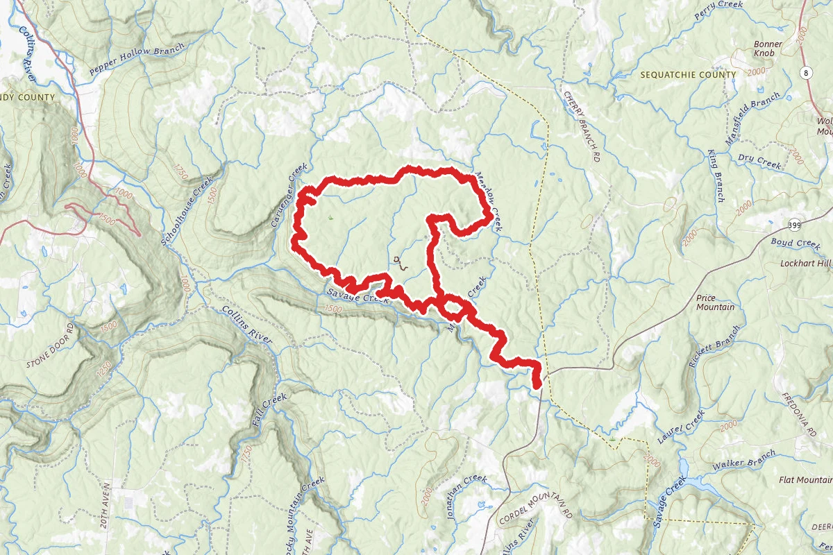 North rim and North Plateau Loop Trail