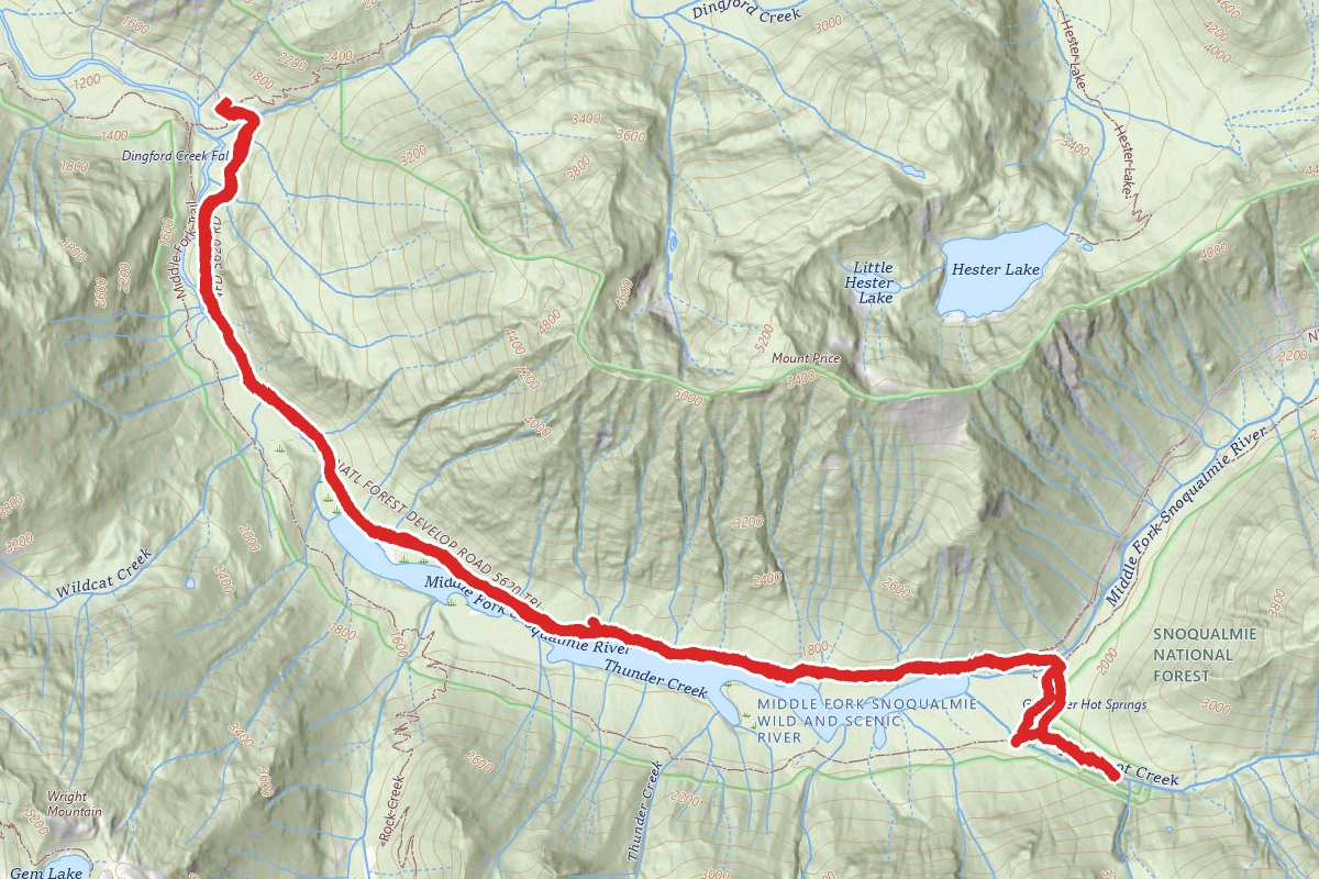 Goldmyer Hot Springs Trail