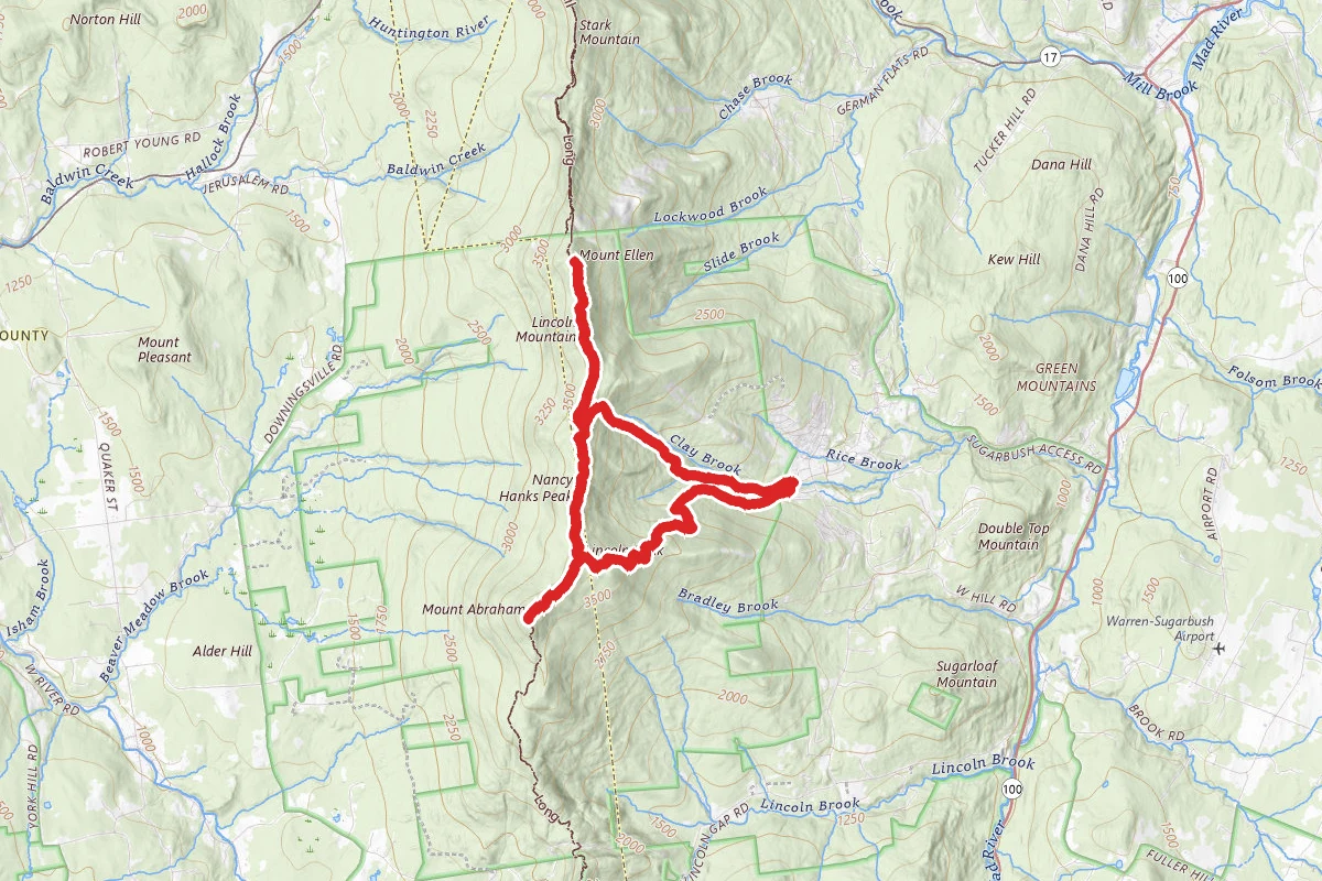 Mount Abraham and Mount Ellen Loop