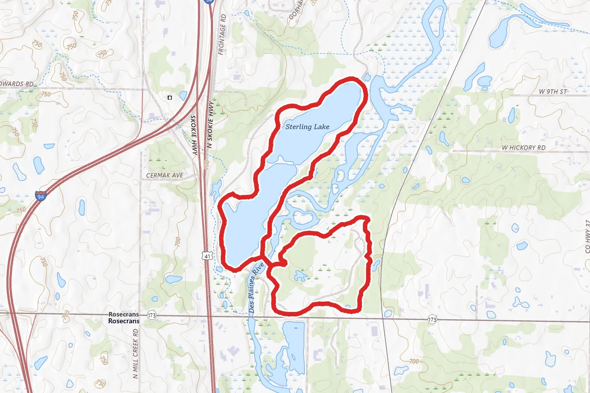 Van Patten Woods Forest Preserve Loop