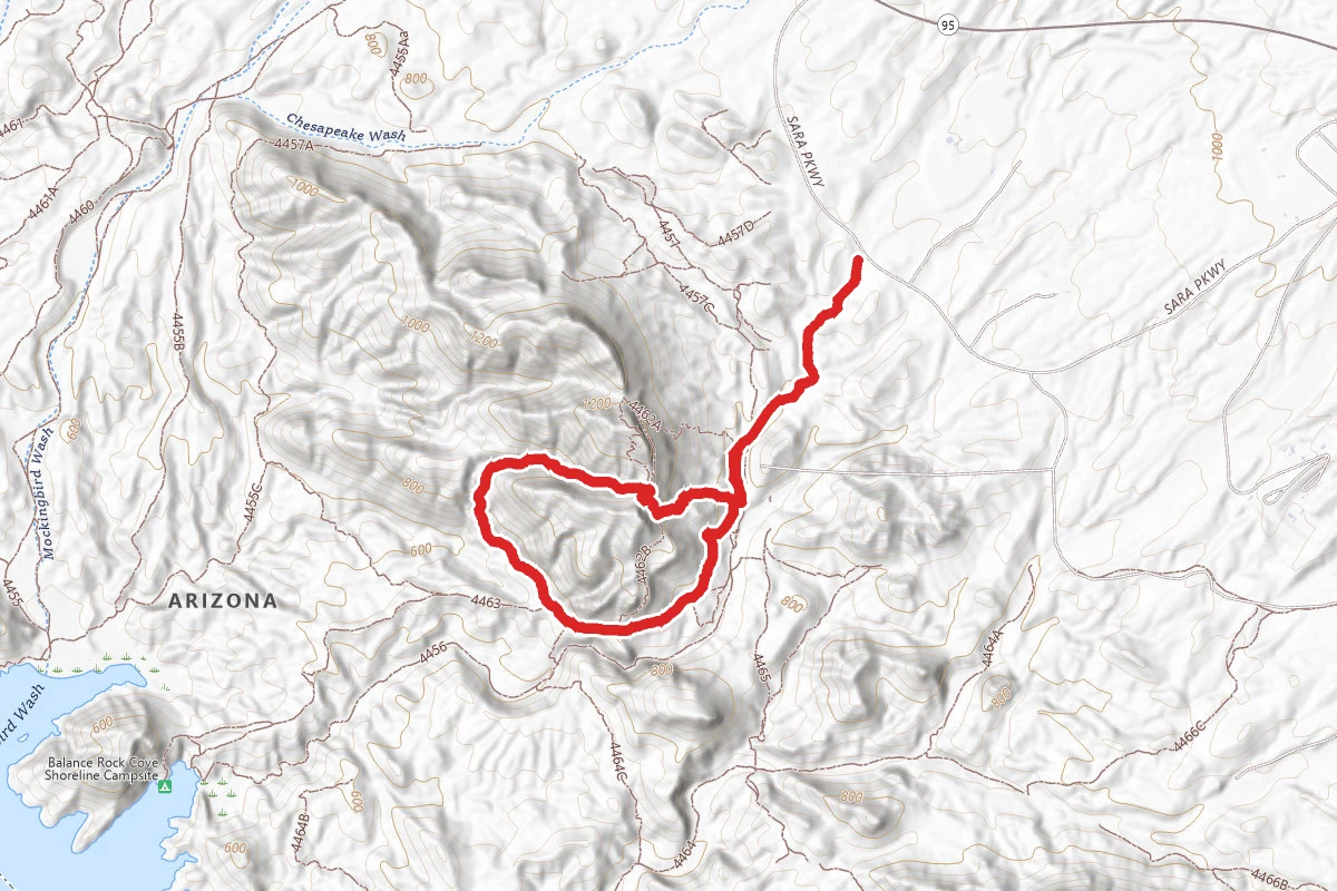 Blue Trail and Lizard Peak Loop