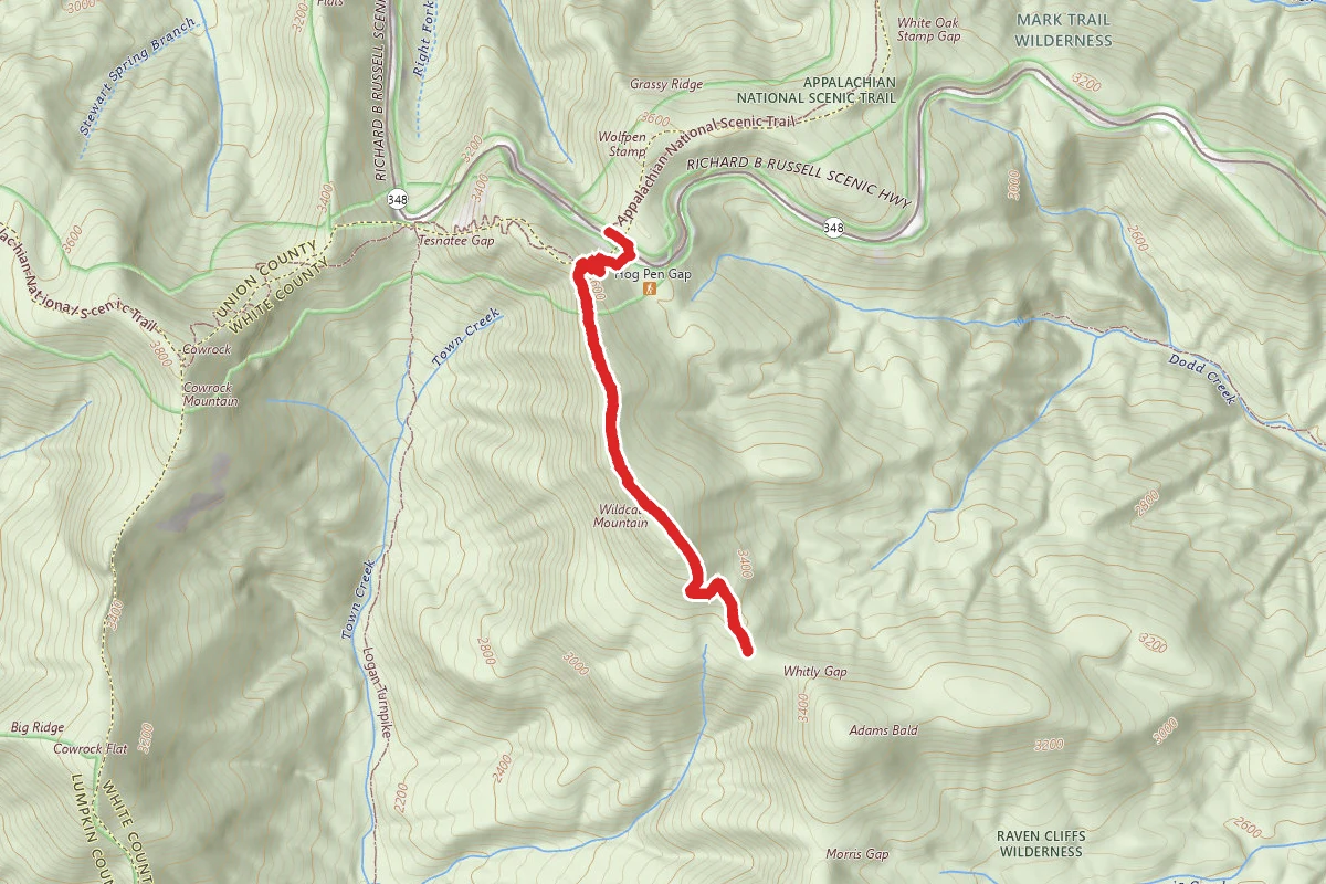 Whitley Gap Shelter Trail