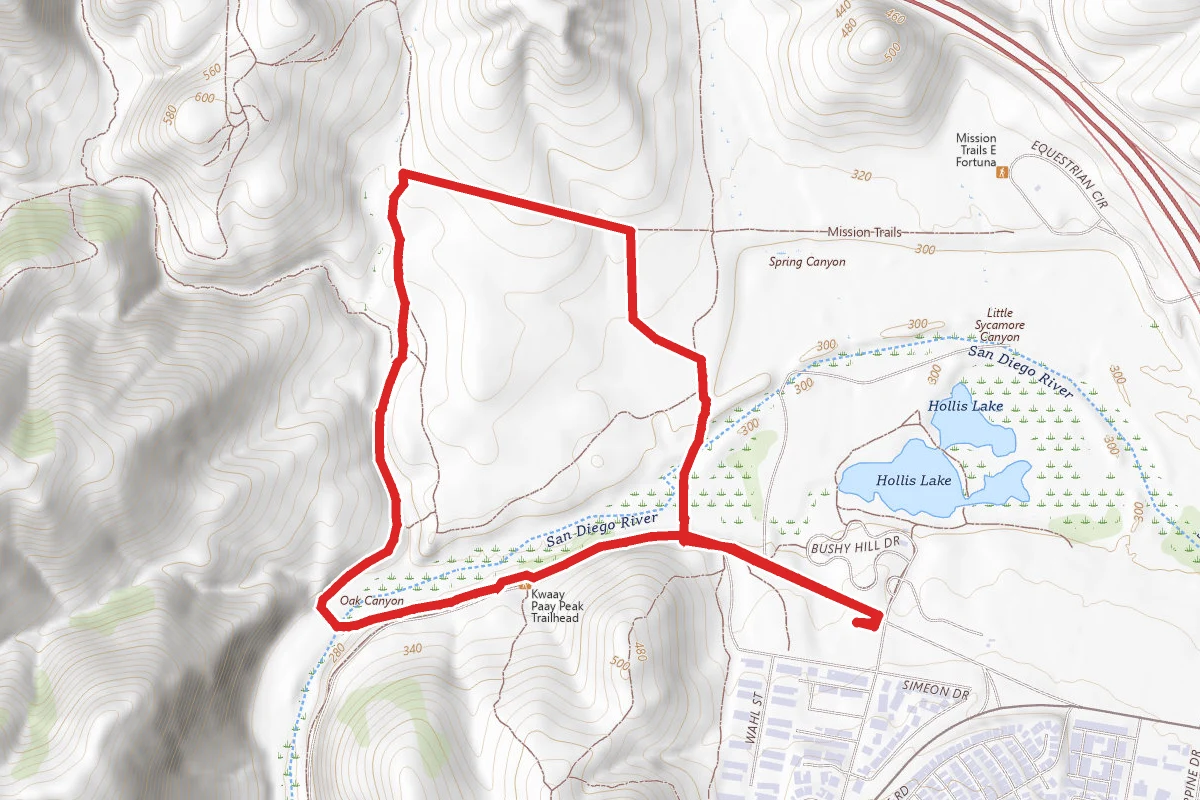 Grasslands Crossing, North Perimeter and Oak Canyon Trail Loop