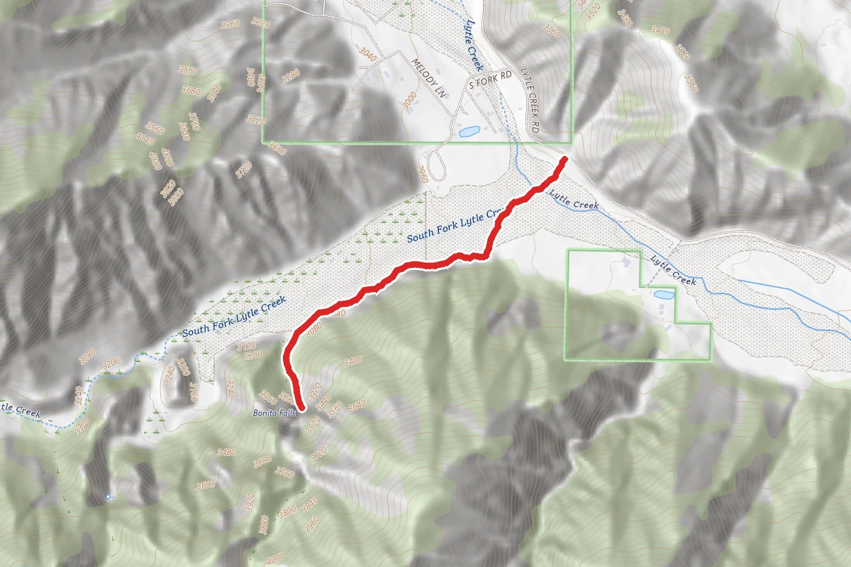 Bonita Falls Trail