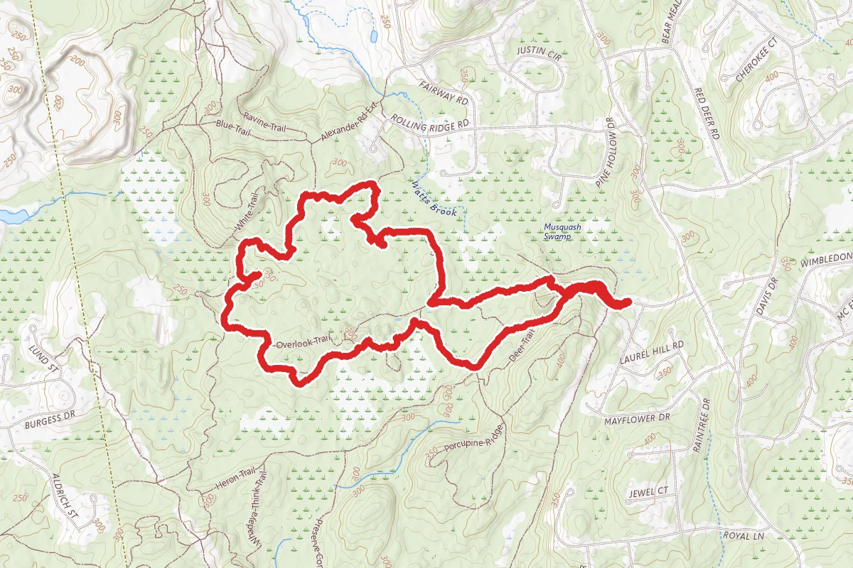 Betty Mack Trail and Overland Trail Loop